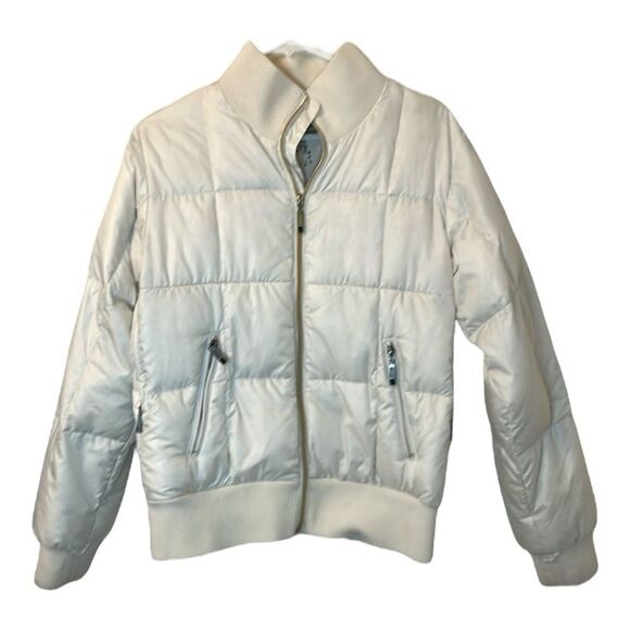 Bonfire snowboarding company woman’s white puffer jacket | size M - Picture 1 of 13